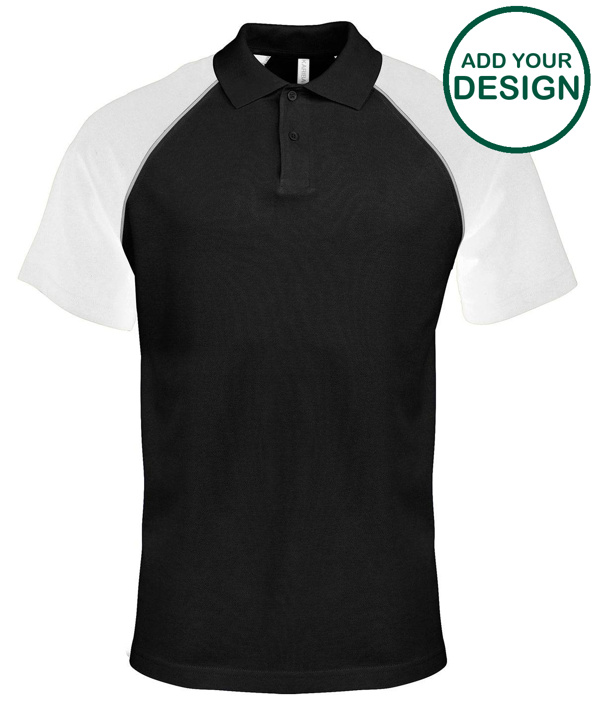 Polo baseball contrast polo shirt