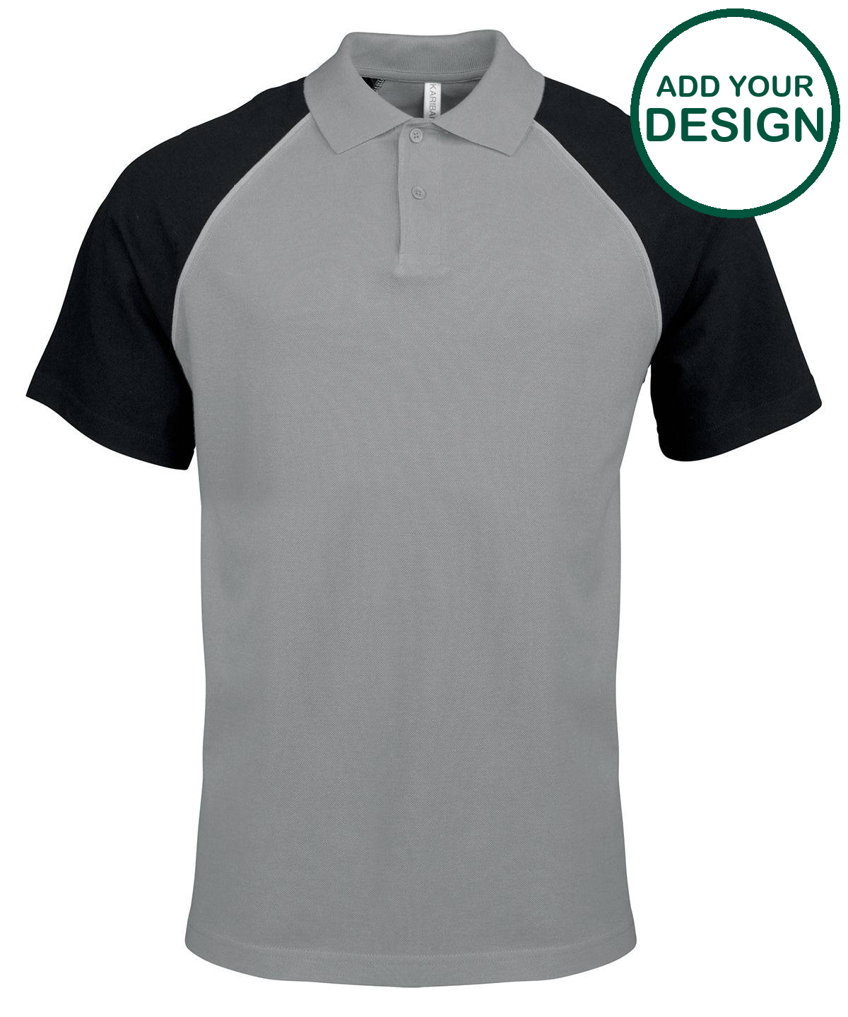 Polo baseball contrast polo shirt