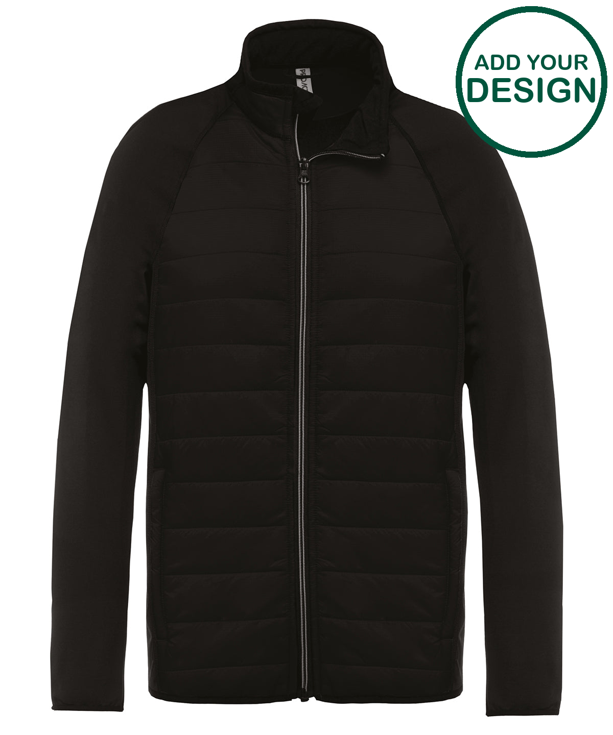 Dual-fabric sports jacket