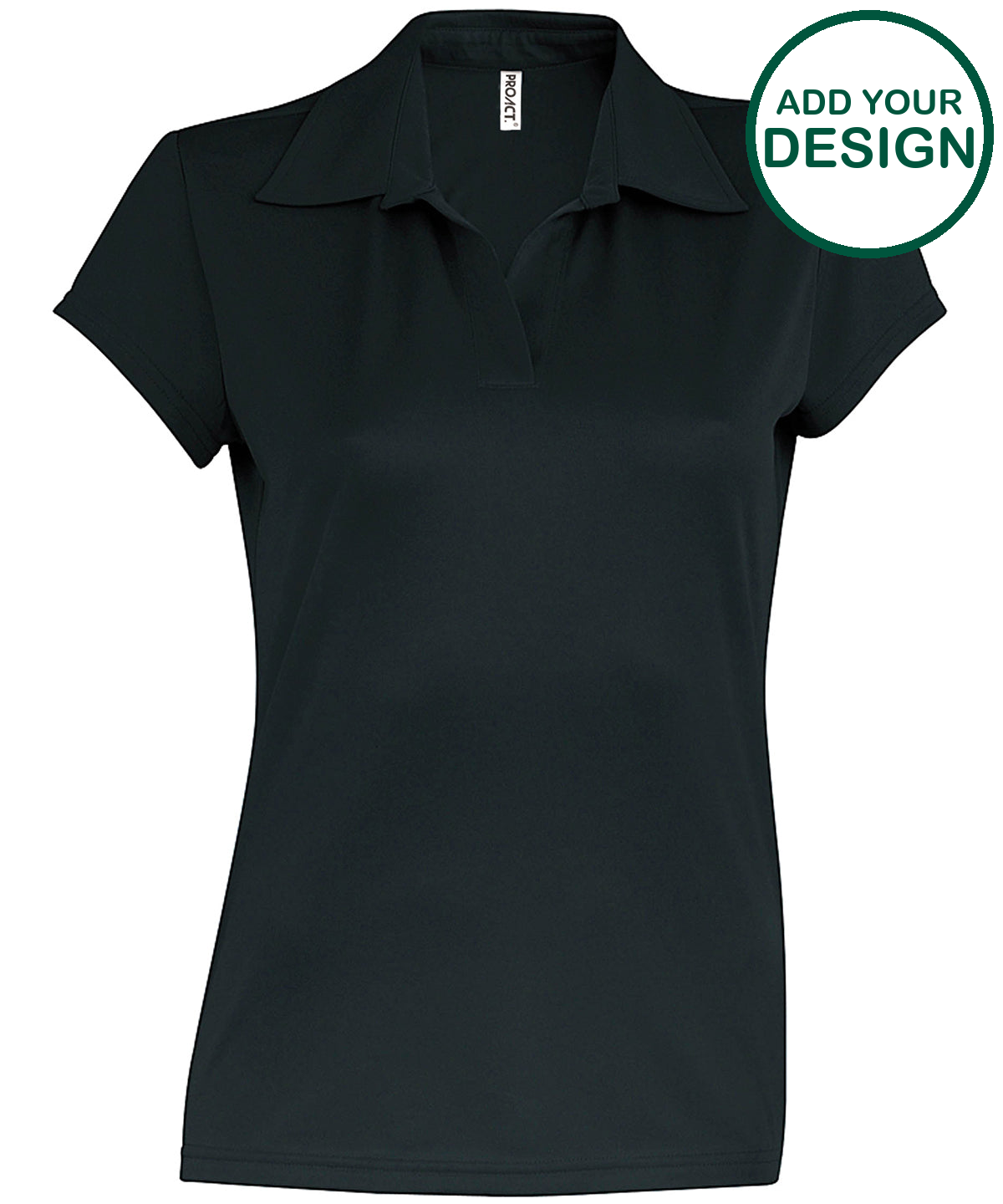 Ladies' short-sleeved polo shirt