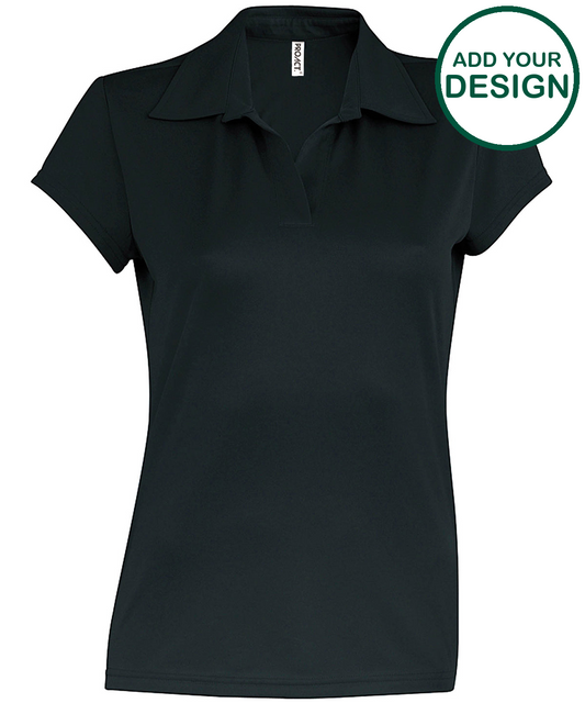 Ladies' short-sleeved polo shirt
