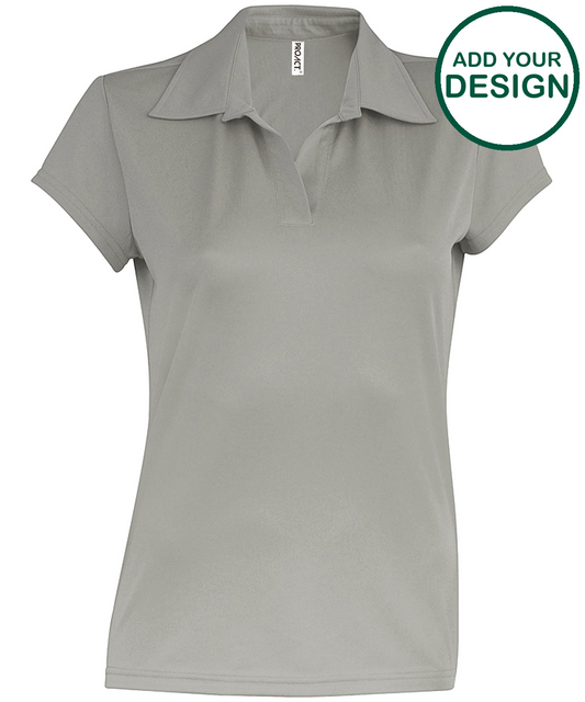 Ladies' short-sleeved polo shirt