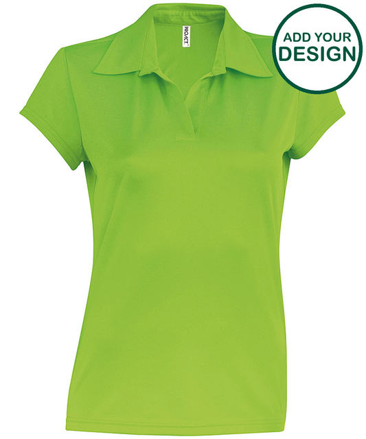 Ladies' short-sleeved polo shirt