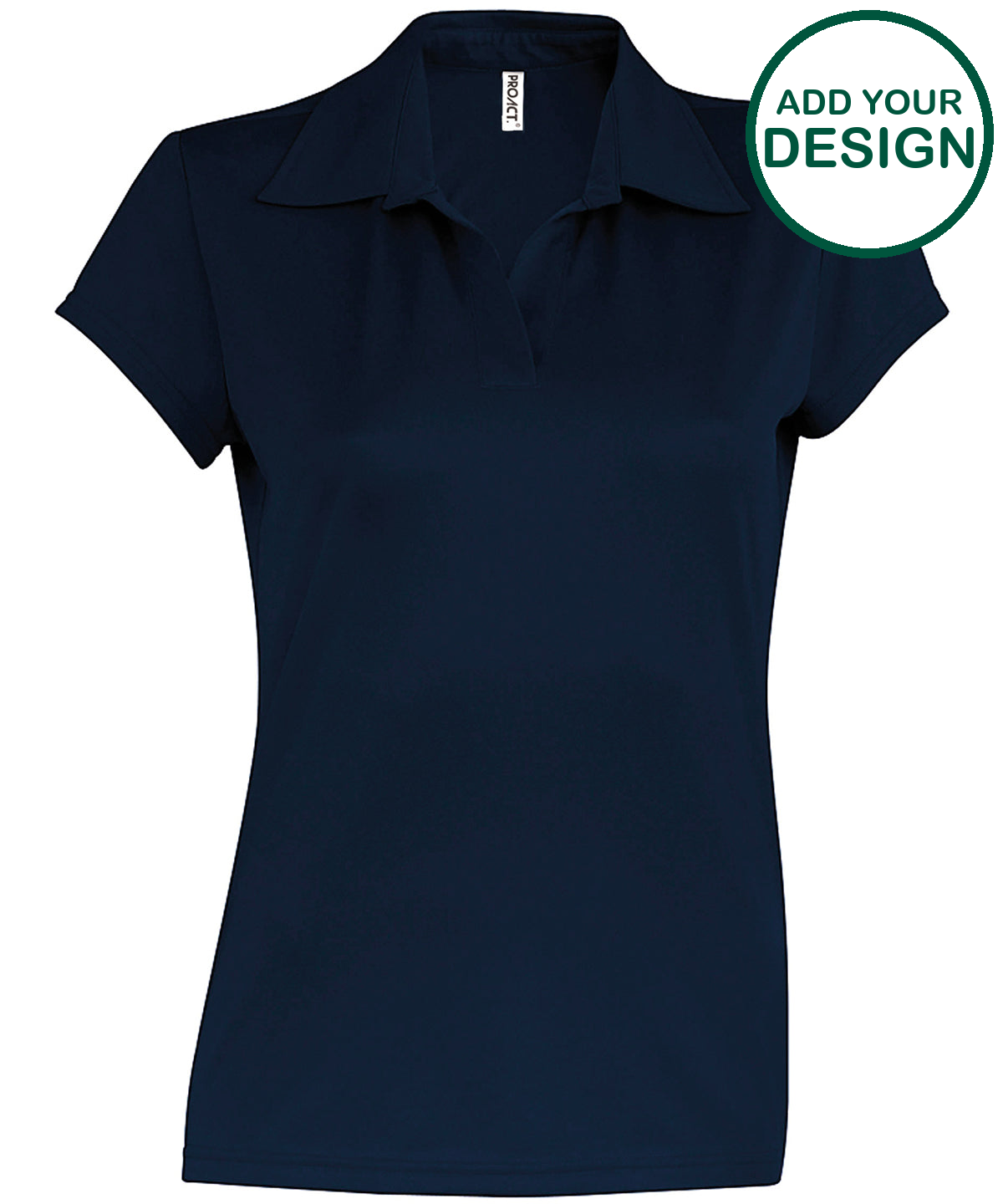 Ladies' short-sleeved polo shirt