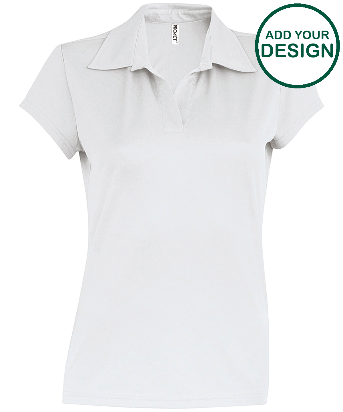 Ladies' short-sleeved polo shirt