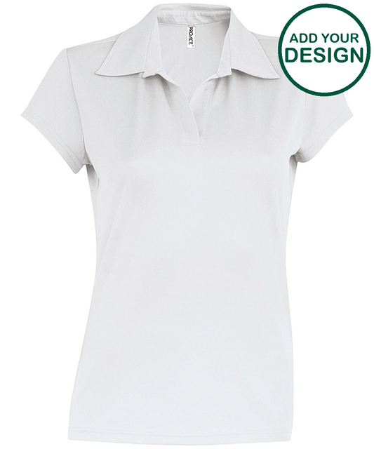 Ladies' short-sleeved polo shirt