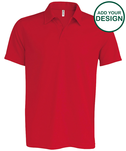 Men's short-sleeved polo shirt