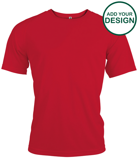 Men's short-sleeved sports T-shirt