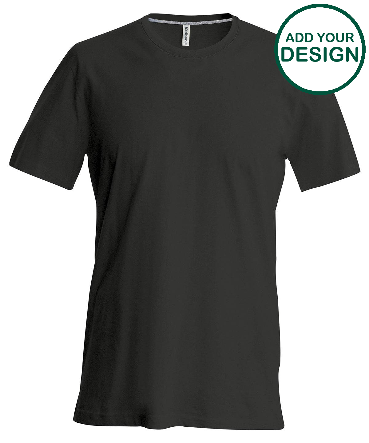 Short-sleeved crew neck T-shirt