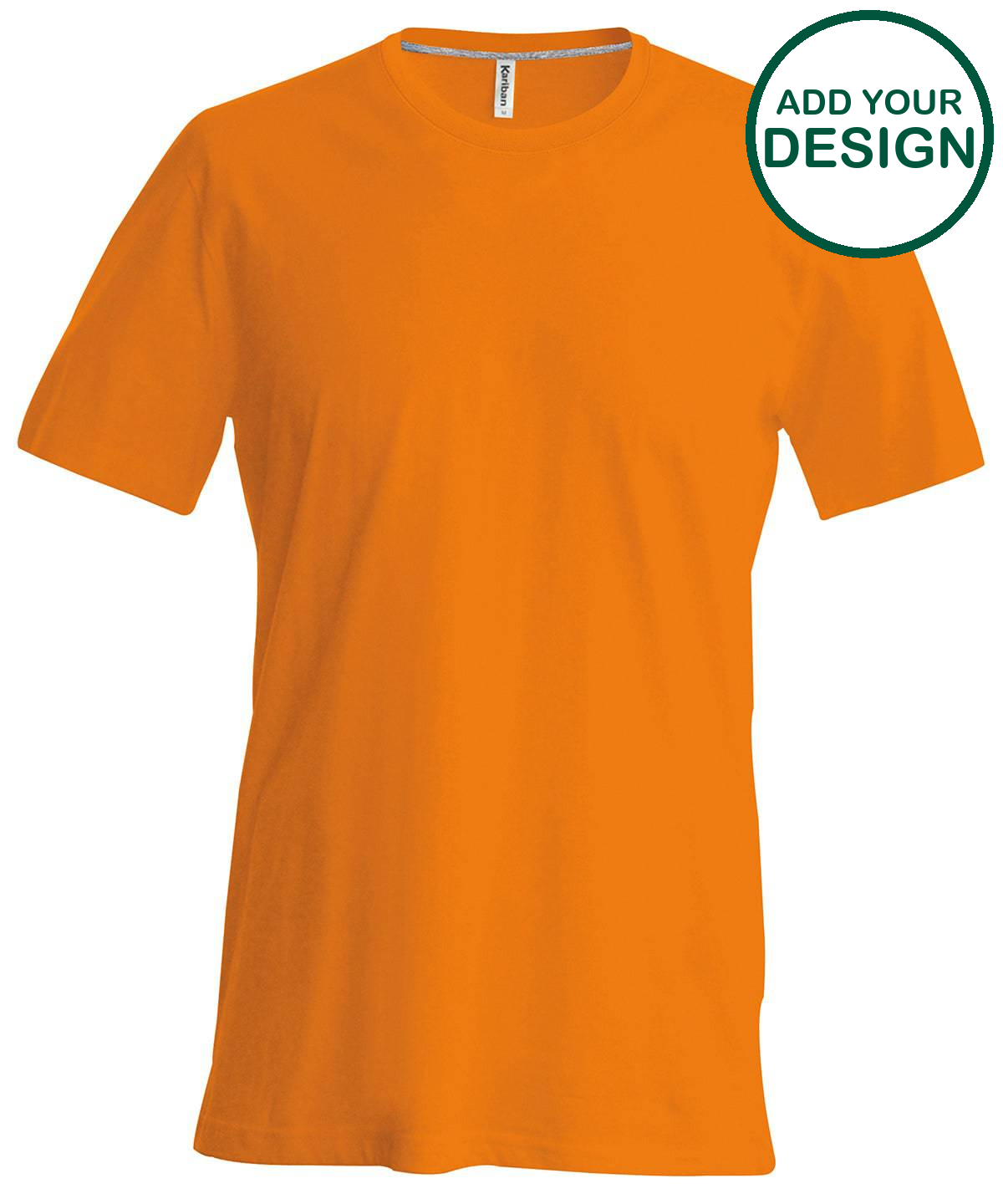 Short-sleeved crew neck T-shirt