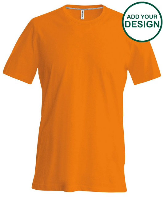 Short-sleeved crew neck T-shirt