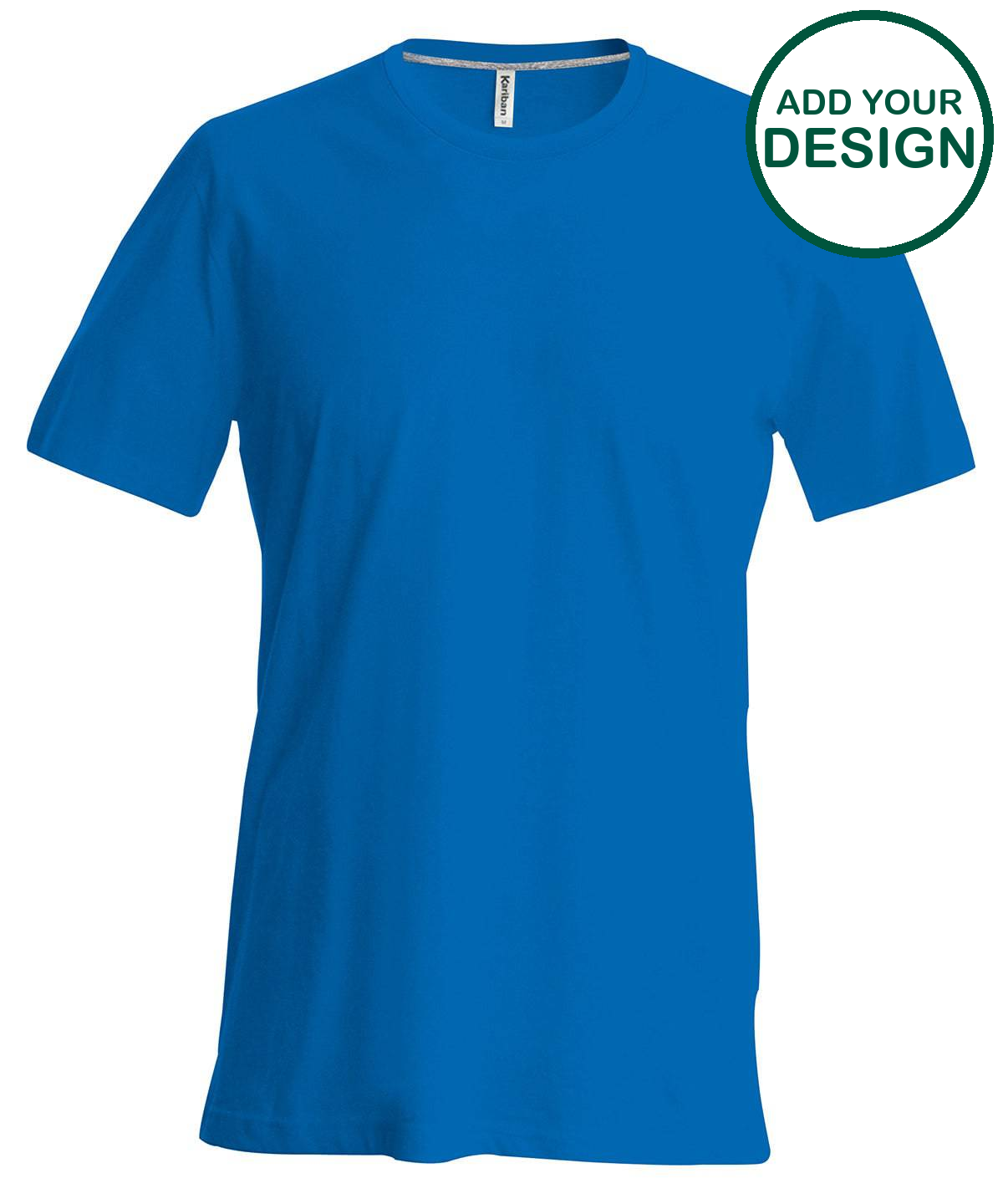 Short-sleeved crew neck T-shirt