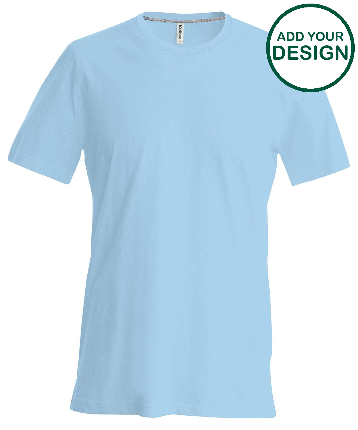 Short-sleeved crew neck T-shirt