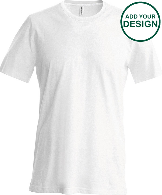 Short-sleeved crew neck T-shirt