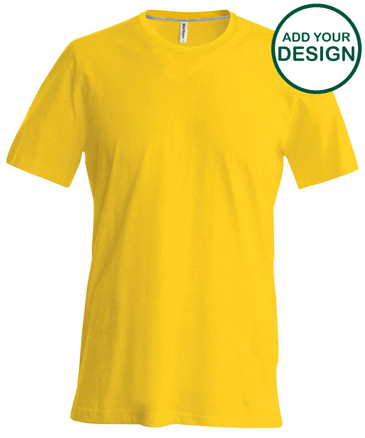 Short-sleeved crew neck T-shirt