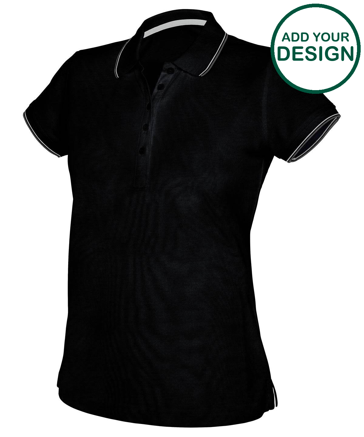 Women's short sleeve polo shirt