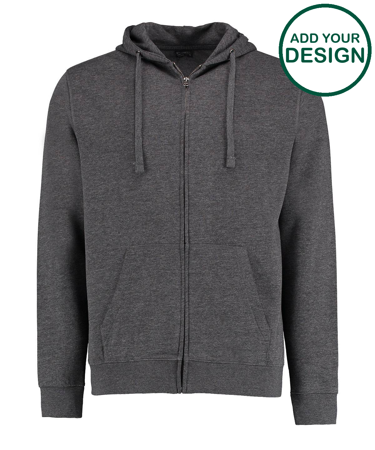 Klassic hooded zipped jacket Superwash® 60° long sleeve (regular fit)