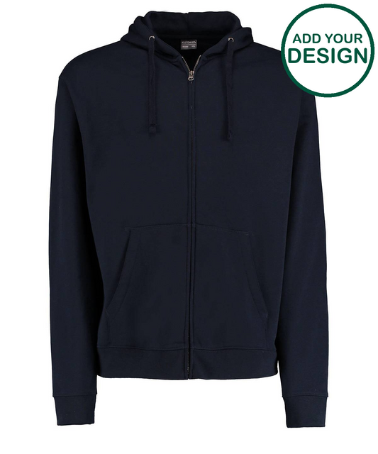 Klassic hooded zipped jacket Superwash® 60° long sleeve (regular fit)