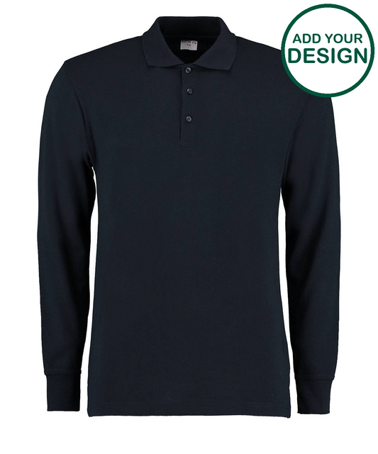 Piqué polo long-sleeved (classic fit)