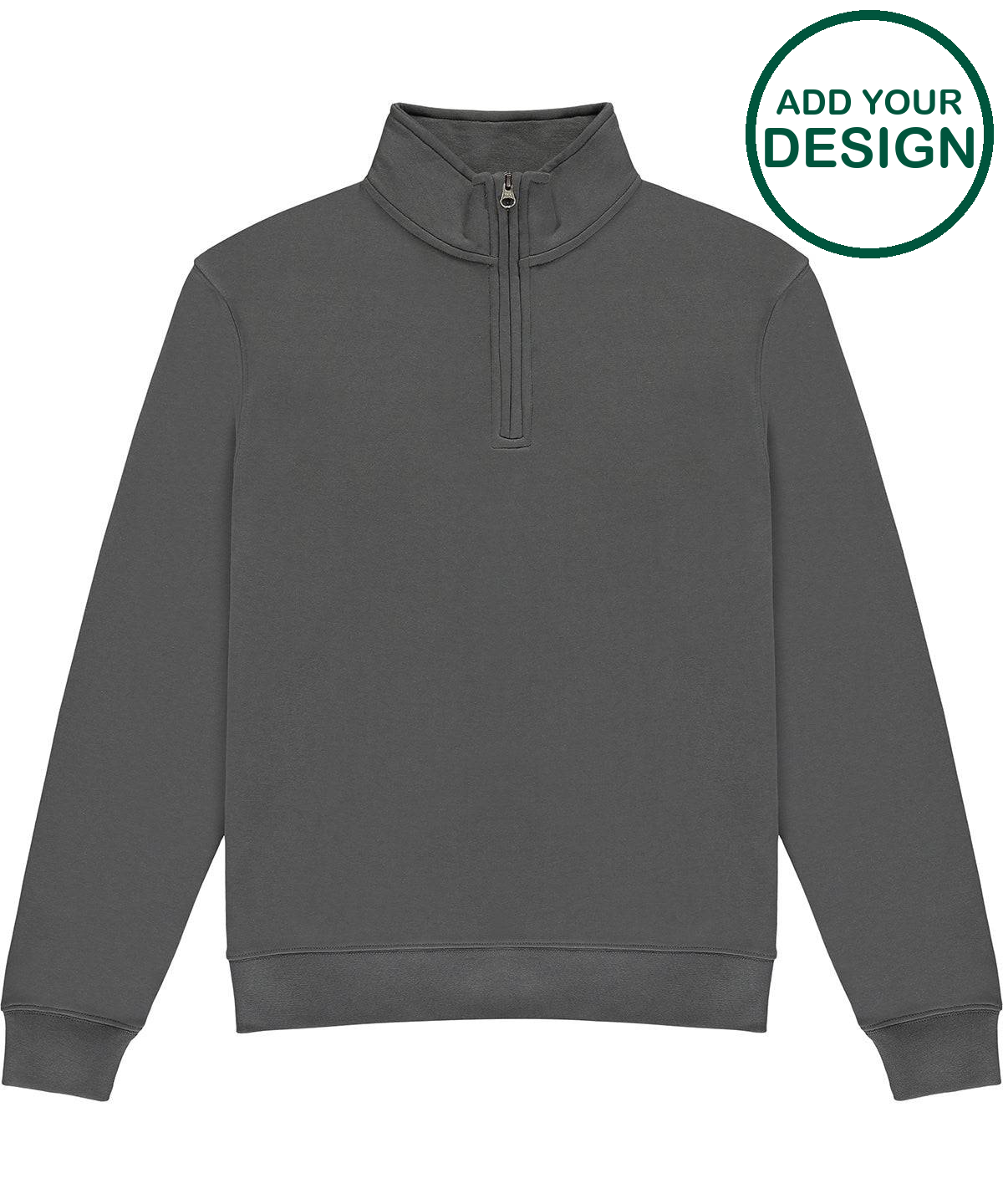 Regular fit ¼-zip sweatshirt