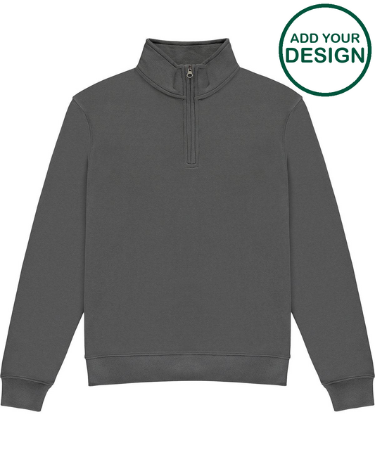 Regular fit ¼-zip sweatshirt