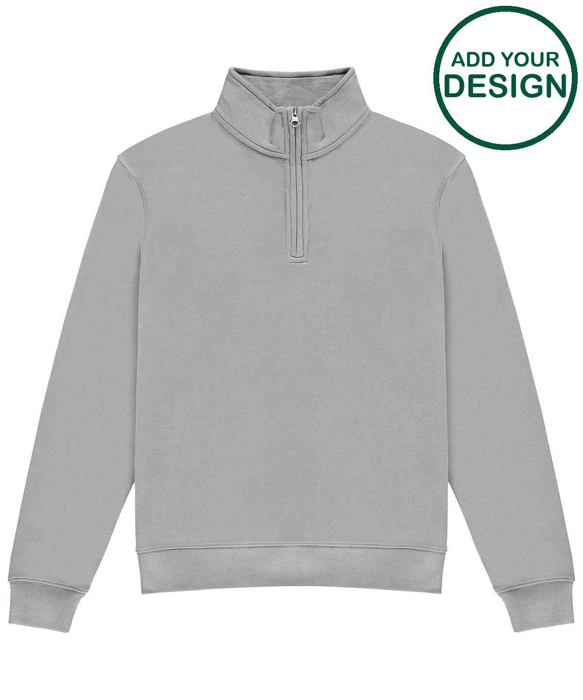 Regular fit ¼-zip sweatshirt