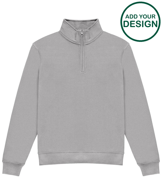 Regular fit ¼-zip sweatshirt