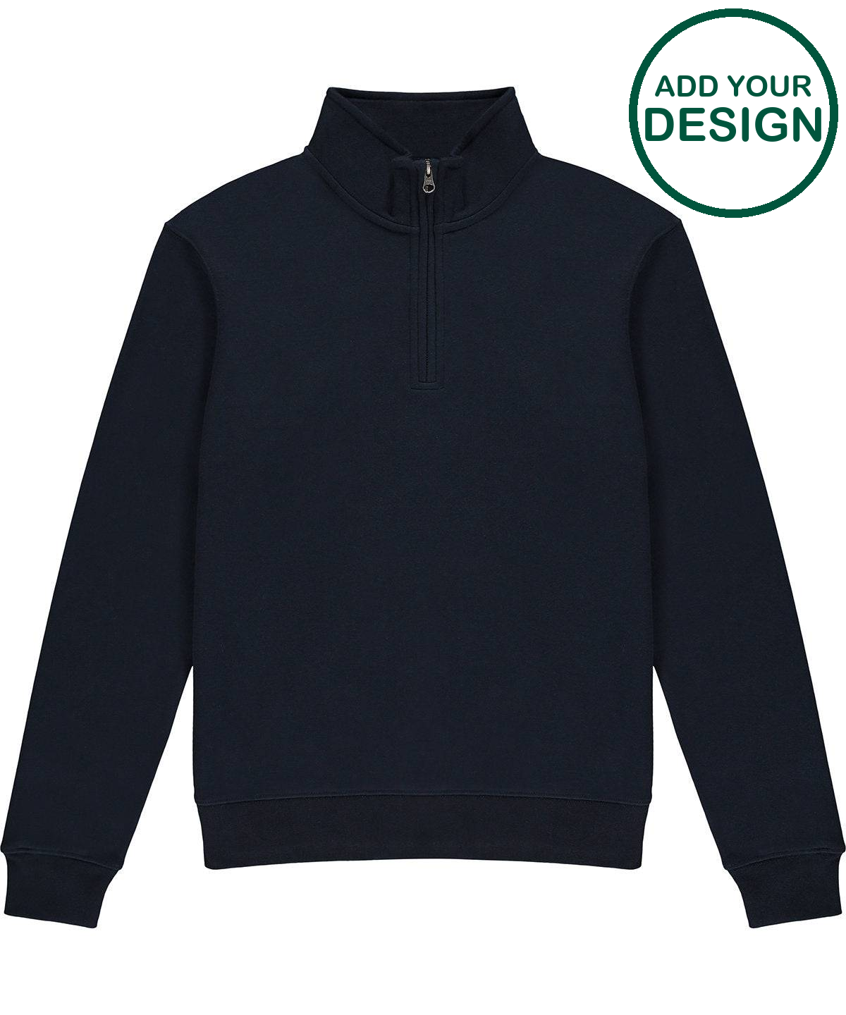 Regular fit ¼-zip sweatshirt