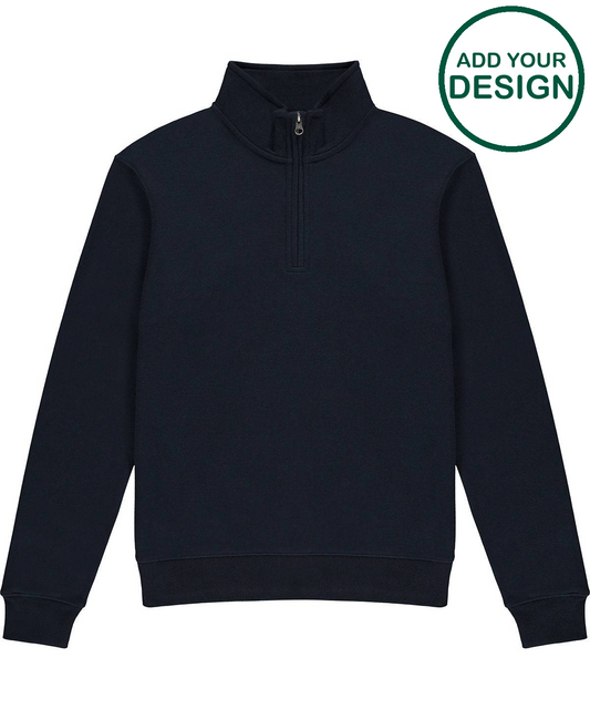 Regular fit ¼-zip sweatshirt