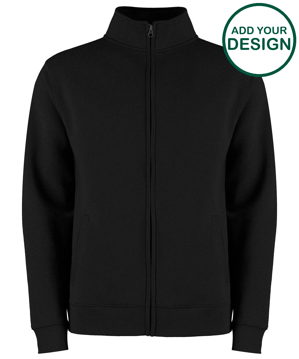 Regular fit zipped sweatshirt