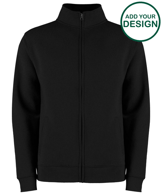 Regular fit zipped sweatshirt
