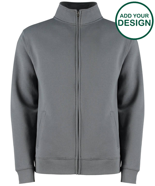 Regular fit zipped sweatshirt