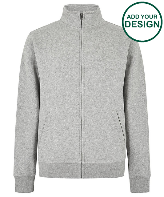 Regular fit zipped sweatshirt