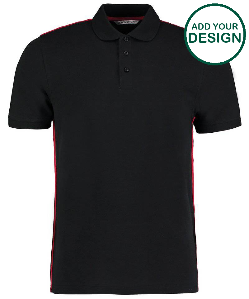 Team style slim fit polo shirt