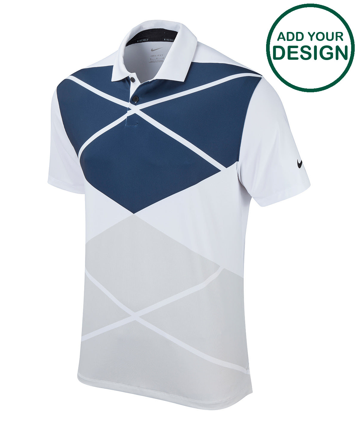 Nike Vapor argyle print polo