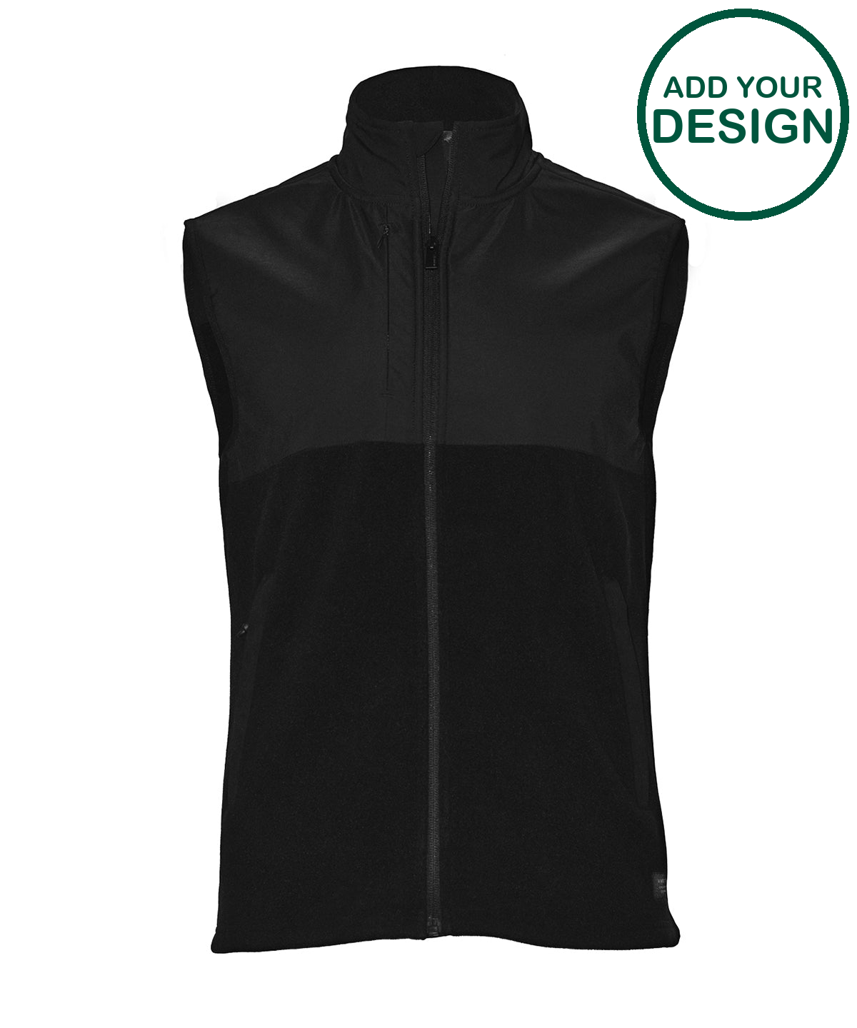 Highland - Fashionable yoke fleece vest