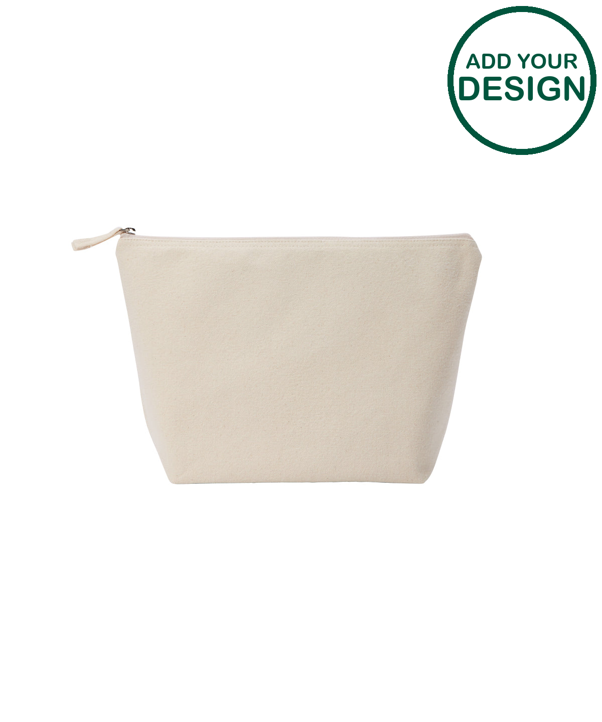 Recycled luxe canvas accessory bag
