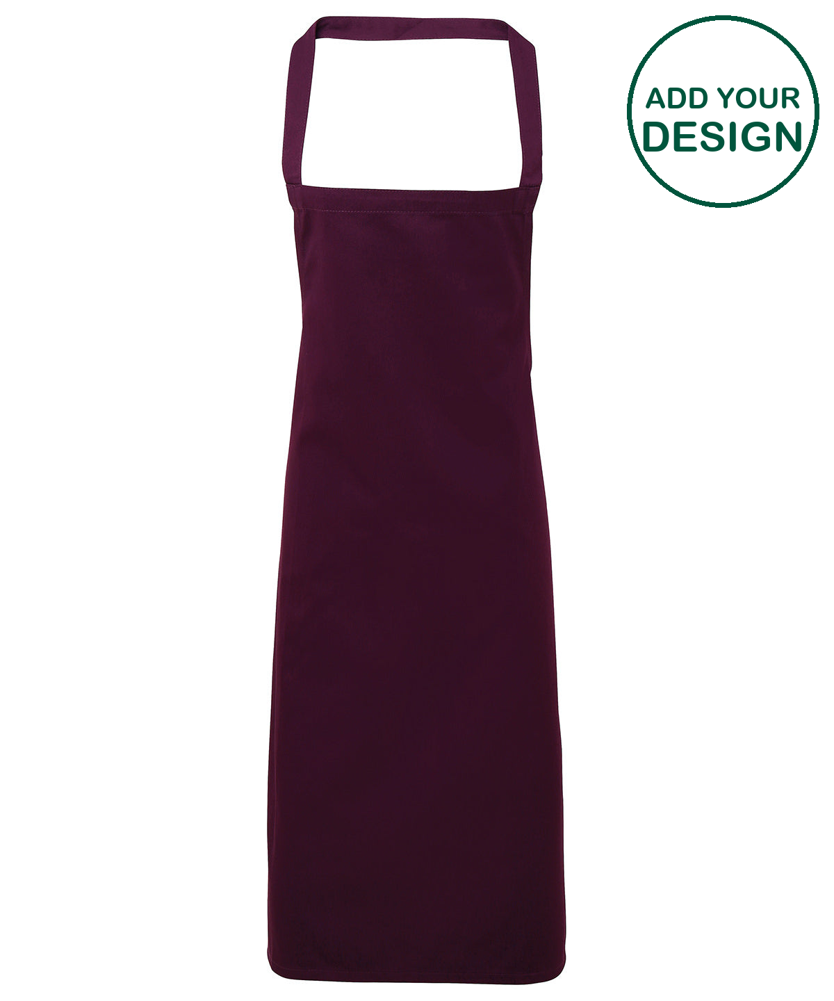 100% Organic Cotton Bib Apron