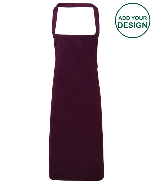 100% Organic Cotton Bib Apron