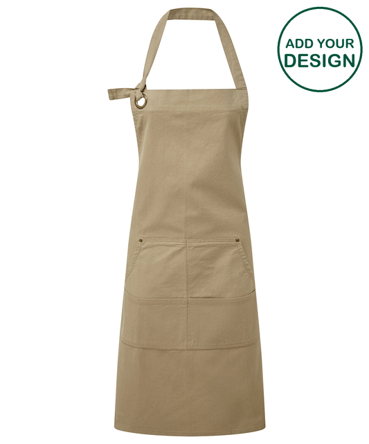 Calibre heavy cotton canvas pocket apron
