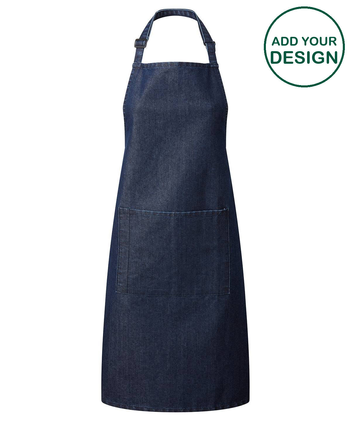 Colours bib apron with pocket
