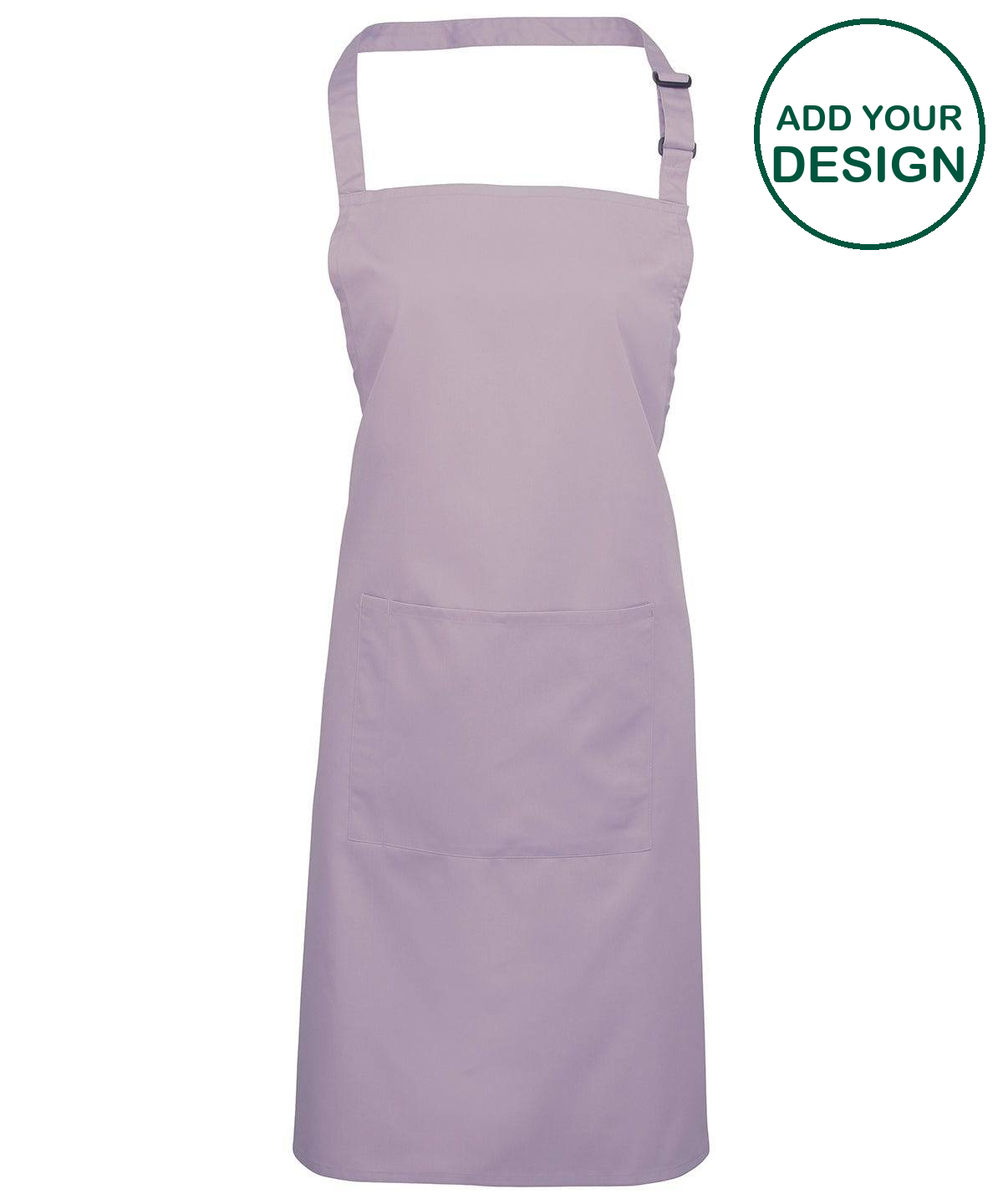 Colours bib apron with pocket