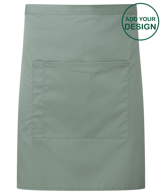 ‘Colours collection’ mid-length pocket apron