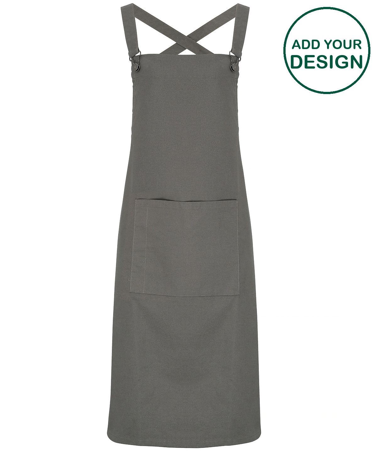 Cross back 'barista' bib apron