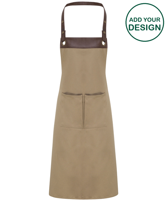 Espresso bib apron