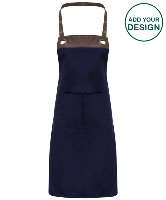 Espresso bib apron