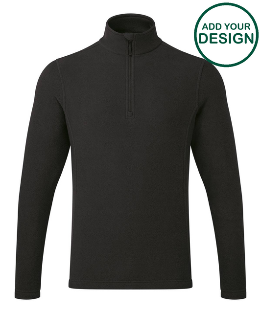 Unisex Recyclight 1/4 zip microfleece