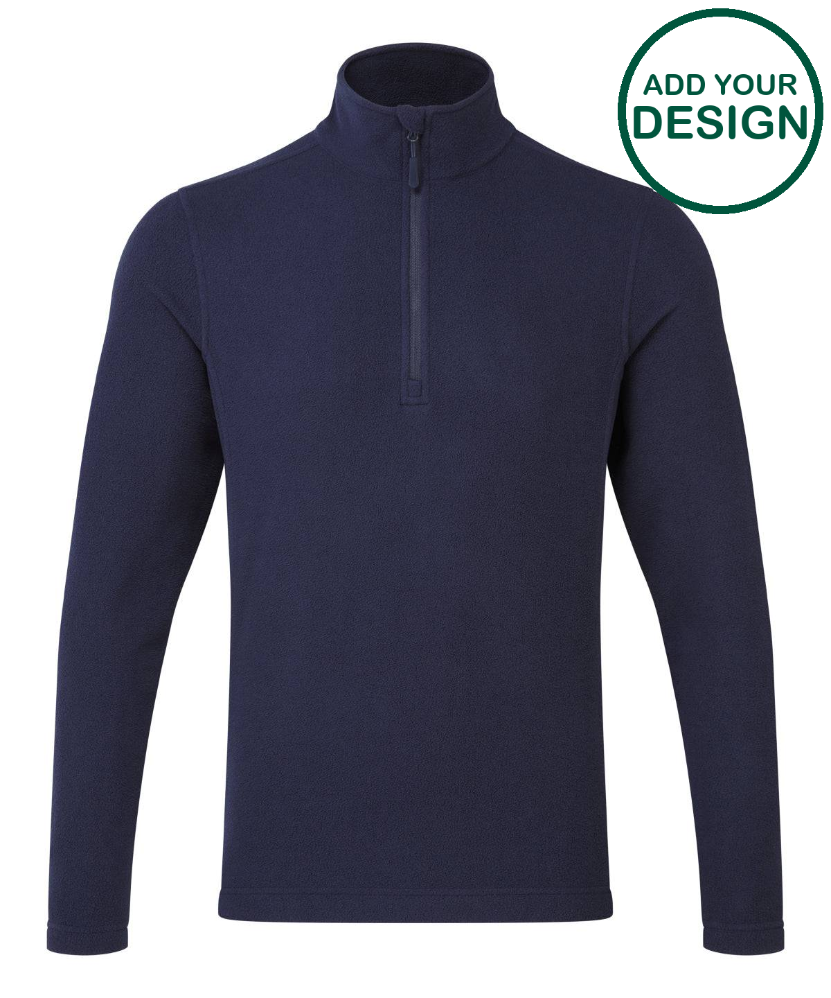 Unisex Recyclight 1/4 zip microfleece