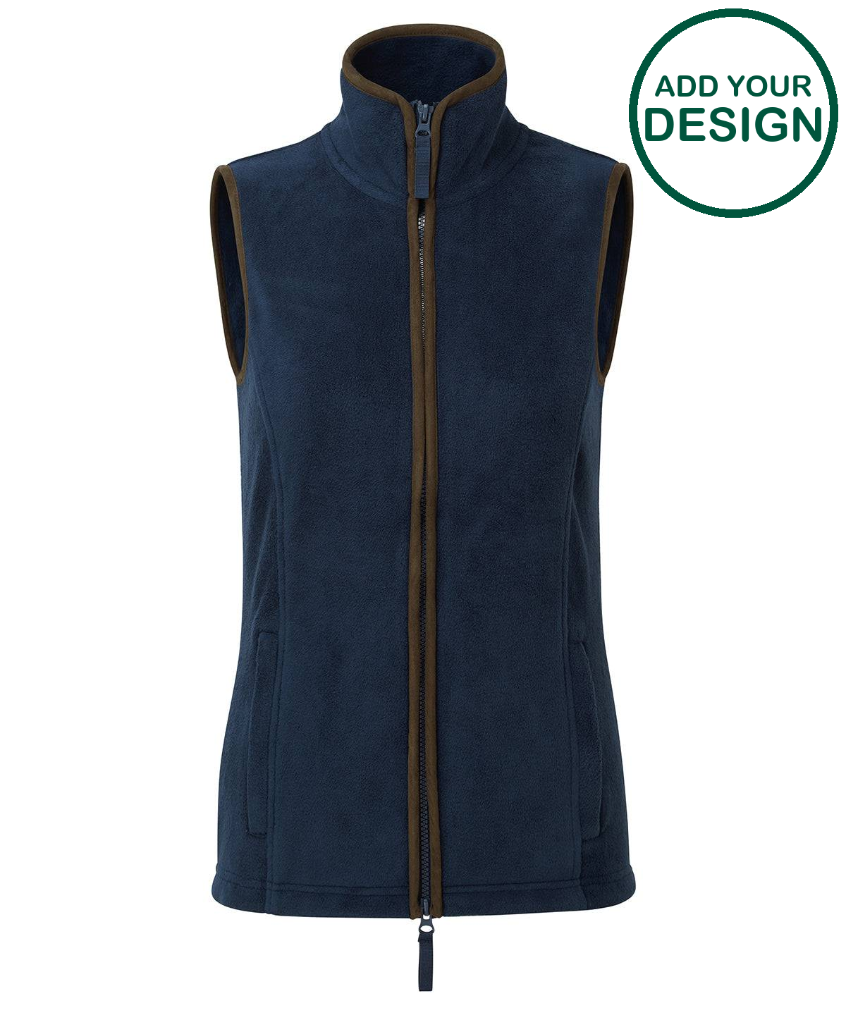 Womens artisan fleece gilet