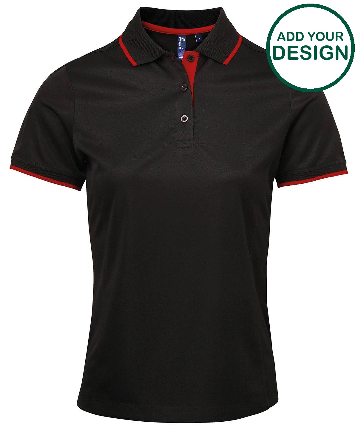 Women's contrast Coolchecker® polo